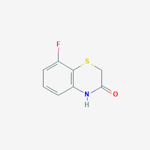 molecular formula C8H6FNOS B13909992 8-fluoro-4H-1,4-benzothiazin-3-one 