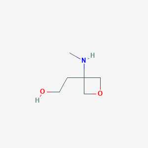 2-[3-(Methylamino)oxetan-3-YL]ethanol