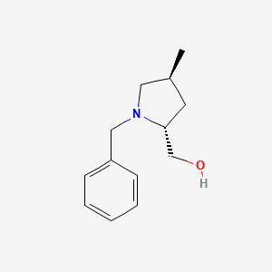 [(2R,4S)-1-benzyl-4-methyl-pyrrolidin-2-yl]methanol