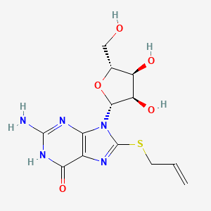 8-(2-Propenylmercapto)guanosine