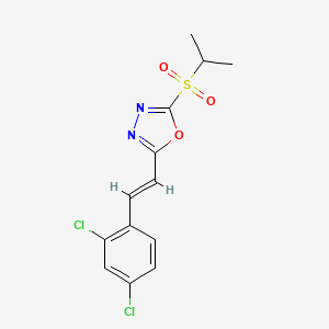 molecular formula C13H12Cl2N2O3S B13910116 Antibacterial agent 31 