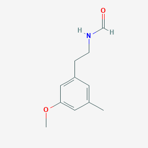 molecular formula C11H15NO2 B13910176 N-(3-methoxy-5-methylphenethyl)formamide 