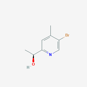 (1S)-1-(5-bromo-4-methyl-2-pyridyl)ethanol