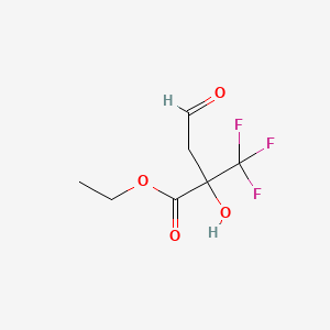 Ethyl 2-hydroxy-4-oxo-2-(trifluoromethyl)butanoate