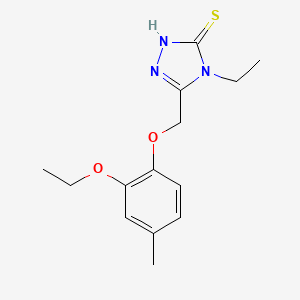 5-(2-Ethoxy-4-methyl-phenoxymethyl)-4-ethyl-4H-[1,2,4]triazole-3-thiol