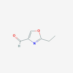 molecular formula C6H7NO2 B13910313 2-Ethyloxazole-4-carbaldehyde 