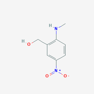molecular formula C8H10N2O3 B1391032 [2-(Methylamino)-5-nitrophenyl]methanol CAS No. 946582-41-8