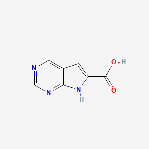 7H-Pyrrolo[2,3-D]pyrimidine-6-carboxylic acid