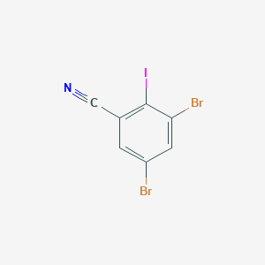 3,5-Dibromo-2-iodobenzonitrile