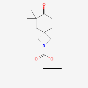 Tert-butyl 6,6-dimethyl-7-oxo-2-azaspiro[3.5]nonane-2-carboxylate