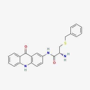 (R)-2-amino-3-(benzylthio)-N-(9-oxo-9,10-dihydroacridin-2-yl)propanamide