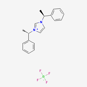 1,3-Bis((S)-1-phenylethyl)-1H-imidazol-3-ium tetrafluoroborate