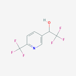 2,2,2-Trifluoro-1-(6-(trifluoromethyl)pyridin-3-yl)ethanol