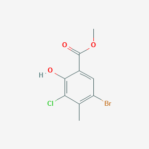 Methyl 5-bromo-3-chloro-2-hydroxy-4-methylbenzoate