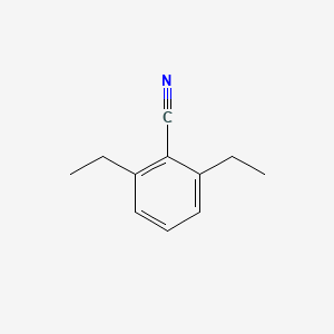 molecular formula C11H13N B13910532 2,6-Diethylbenzonitrile CAS No. 6575-14-0