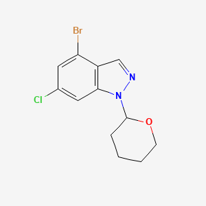 4-Bromo-6-chloro-1-(tetrahydro-2H-pyran-2-yl)-1H-indazole