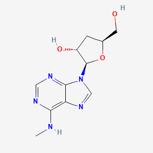 (2R,3R,5S)-5-(hydroxymethyl)-2-[6-(methylamino)purin-9-yl]oxolan-3-ol