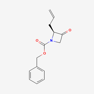 benzyl (2S)-2-allyl-3-oxo-azetidine-1-carboxylate