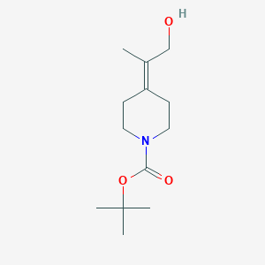 Tert-butyl 4-(1-hydroxypropan-2-ylidene)piperidine-1-carboxylate