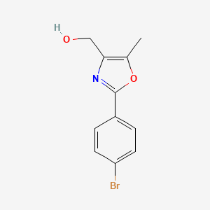 [2-(4-Bromophenyl)-5-methyl-1,3-oxazol-4-yl]methanol