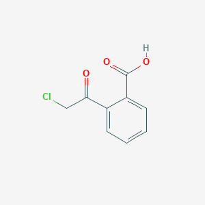 molecular formula C9H7ClO3 B139106 2-(2-Chloroacetyl)benzoic acid CAS No. 127603-84-3