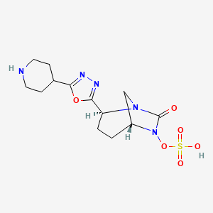 molecular formula C13H19N5O6S B13910607 Antibacterial agent 34 