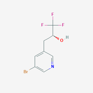 (2R)-3-(5-bromopyridin-3-yl)-1,1,1-trifluoropropan-2-ol