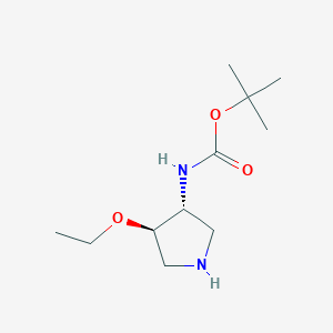 tert-butyl N-[(3R,4R)-4-ethoxypyrrolidin-3-yl]carbamate