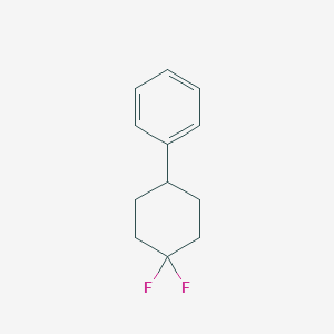 molecular formula C12H14F2 B1391070 (4,4-Difluorocyclohexyl)benzene CAS No. 161553-79-3