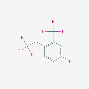 4-Fluoro-1-(2,2,2-trifluoroethyl)-2-(trifluoromethyl)benzene
