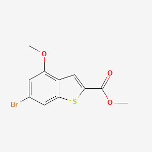 6-Bromo-4-methoxybenzo[b]thiophene-2-carboxylic acid methyl ester