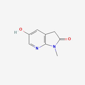 5-hydroxy-1-methyl-1H,2H,3H-pyrrolo[2,3-b]pyridin-2-one