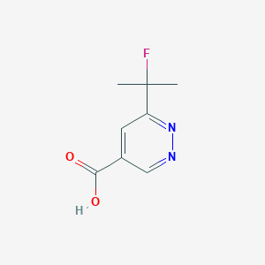 6-(2-Fluoropropan-2-yl)pyridazine-4-carboxylic acid