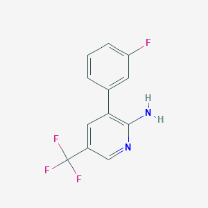 3-(3-Fluorophenyl)-5-(trifluoromethyl)pyridin-2-amine