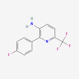 2-(4-Fluorophenyl)-6-(trifluoromethyl)pyridin-3-amine
