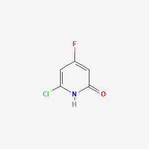 6-Chloro-4-fluoropyridin-2-OL