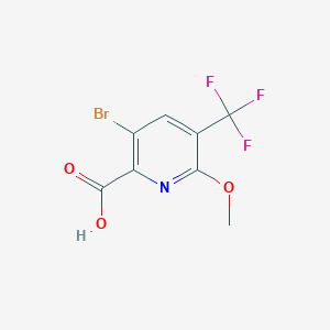 3-Bromo-6-methoxy-5-(trifluoromethyl)picolinic acid