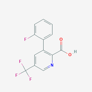 3-(2-Fluorophenyl)-5-(trifluoromethyl)picolinic acid