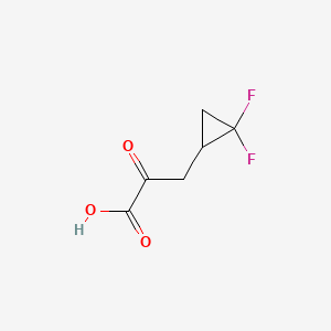 3-(2,2-Difluorocyclopropyl)-2-oxopropanoic acid