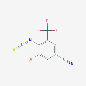 2-Bromo-4-cyano-6-(trifluoromethyl)phenylisothiocyanate