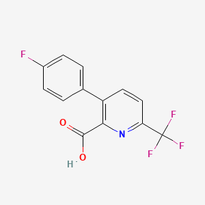 3-(4-Fluorophenyl)-6-(trifluoromethyl)picolinic acid