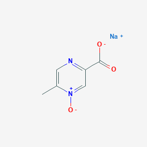 Sodium 6-methyl-1-oxidopyrazine-3-carboxylate