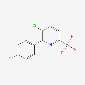 3-Chloro-2-(4-fluorophenyl)-6-(trifluoromethyl)pyridine