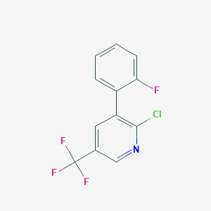 2-Chloro-3-(2-fluorophenyl)-5-(trifluoromethyl)pyridine