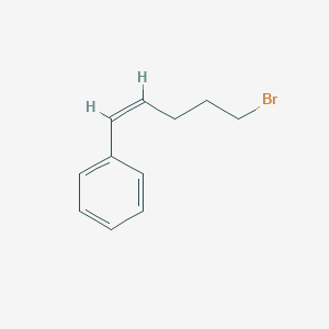 molecular formula C11H13Br B13911043 [(Z)-5-bromopent-1-enyl]benzene 