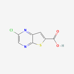 2-Chlorothieno[2,3-b]pyrazine-6-carboxylic acid