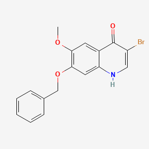 7-benzyloxy-3-bromo-6-methoxy-1H-quinolin-4-one