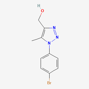 [1-(4-Bromophenyl)-5-methyl-triazol-4-yl]methanol