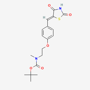 (Z)-5-[4-[2-[Boc-(methyl)amino]ethoxy]benzylidene]thiazolidine-2,4-dione