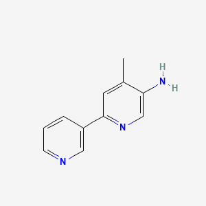 4-Methyl-6-(pyridin-3-yl)pyridin-3-amine
